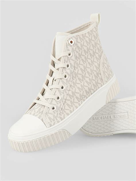 michael kors high top sneakers red|Michael Kors gertie high top.